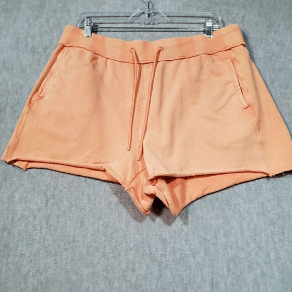 Joy Lab Shorts Women XL Orange Stretch Athletic Fit Lightweight Drawstring Waist - Picture 1 of 8